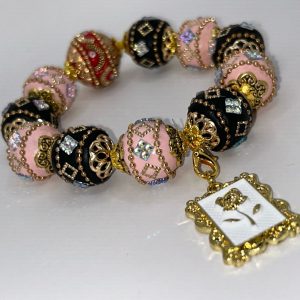 B2 Cloisonne Named Bracelet