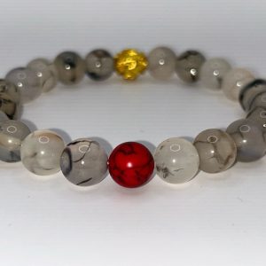 B5- Piece Dragon’s Vein Bracelet- Price $25 MENS